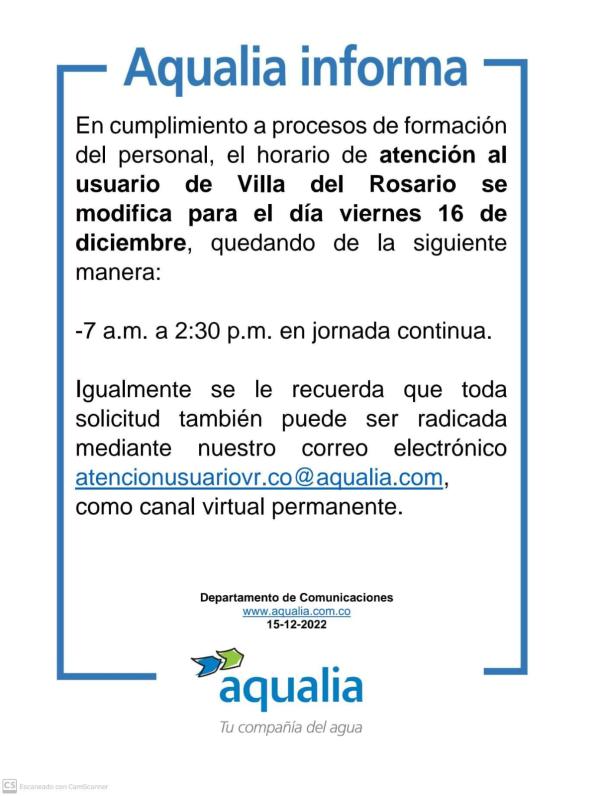 JORNADA CONTINUA DE ATENCIÓN AL USUARIO EN VILLA DEL ROSARIO