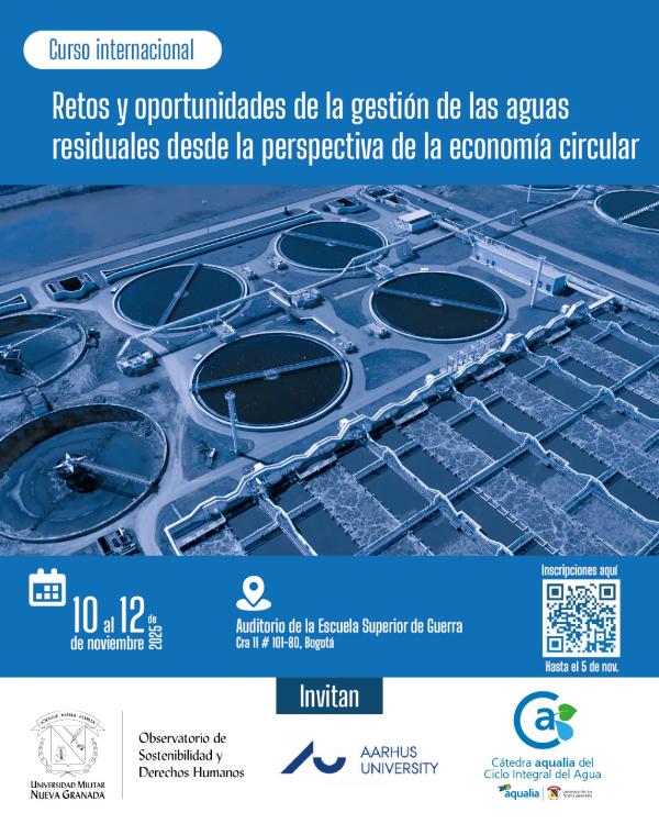 Cátedra Aqualia y Universidad Militar lanzan curso  internacional sobre economía circular y gestión de aguas  residuales