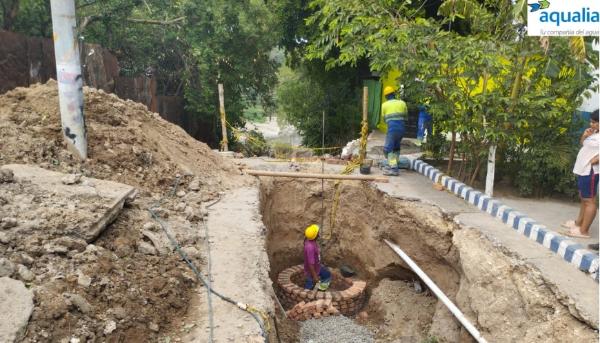 Obra de alcantarillado en Las Rosas en Flandes, Tolima, avanza exitosamente