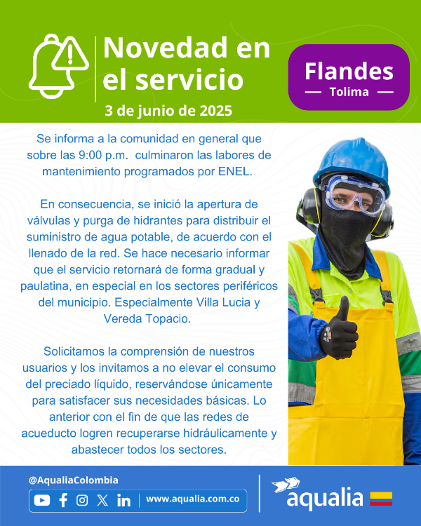 Se restablece la prestación en Flandes