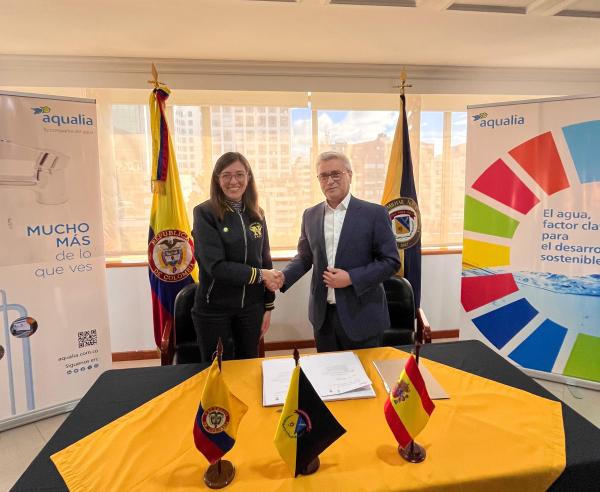 Aqualia y la Universidad Militar Nueva Granada crean la Cátedra Aqualia sobre gestión sostenible del agua en Colombia