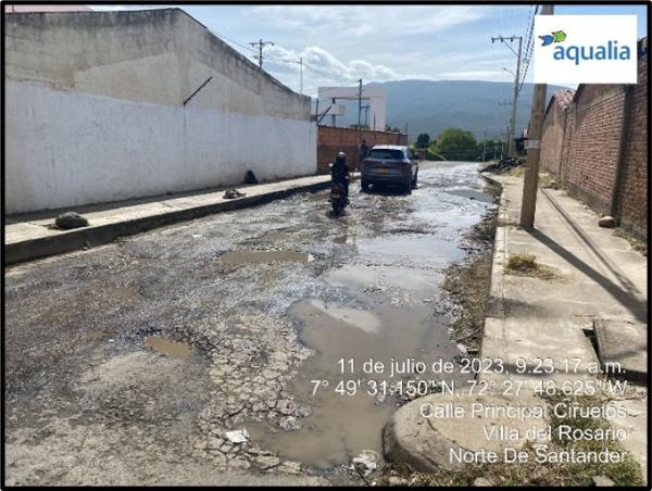 RESPONSABILIDAD DE MANTENIMIENTO PLUVIAL ES DEL MUNICIPIO DE VILLA DEL ROSARIO