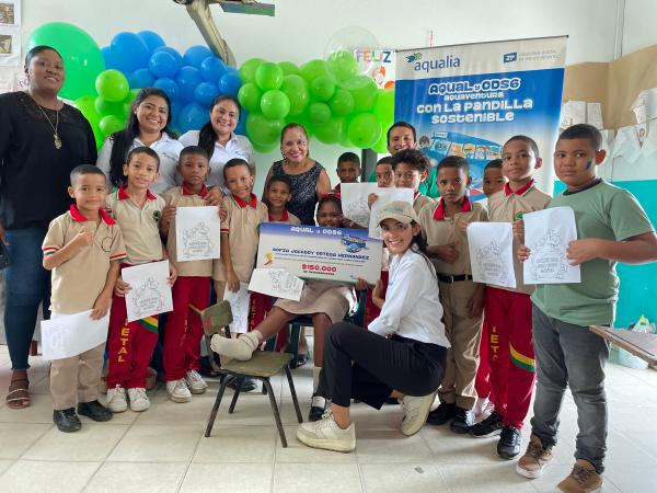 AQUALIA PREMIA FINALISTA DEL CONCURSO DE DUBUJO INFANTIL EN ATLÁNTICO