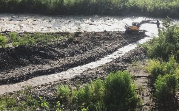 RETOMAMOS OPERACIÓN EN LA PTAP DE VILLA DEL ROSARIO DESPUÉS DE RECUPERAR EL CAUCE DEL RÍO TÁCHIRA