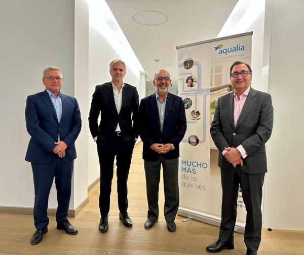 El presidente de Andesco visita Aqualia en Madrid y conoce de cerca su modelo de gestión, innovación y sostenibilidad