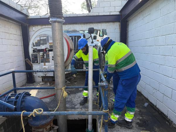 Aqualia realiza optimización en estación de bombeo de aguas residuales en Fundación