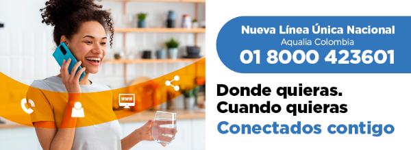 AQUALIA LANZA SU NUEVA LÍNEA ÚNICA NACIONAL EN COLOMBIA PARA OPTIMIZAR LA ATENCIÓN AL USUARIO
