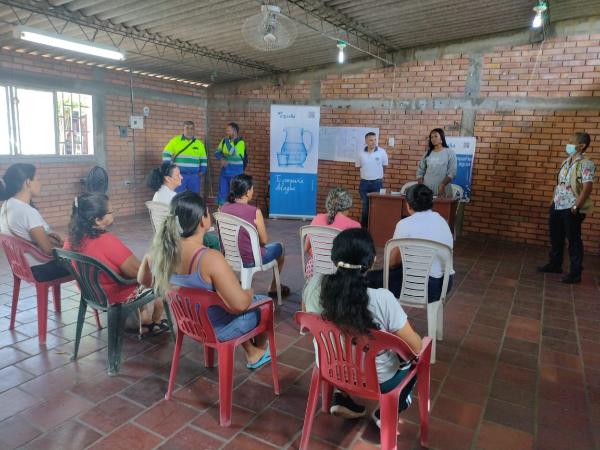 Aqualia presenta proyecto de reposición de red, en el barrio San Gregorio de Villa del Rosario