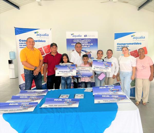 Aqualia premia a los ganadores de la edición 21 del concurso digital de dibujo