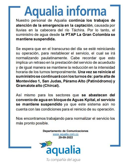Continúa los trabajos de atención de la emergencia en la captación en Villa del Rosario