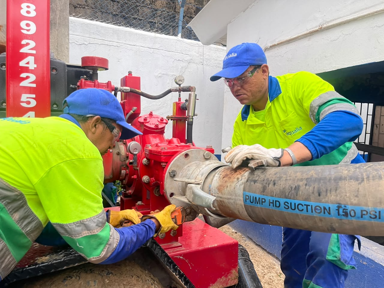 Instalación de tractobomba en EBAR 3